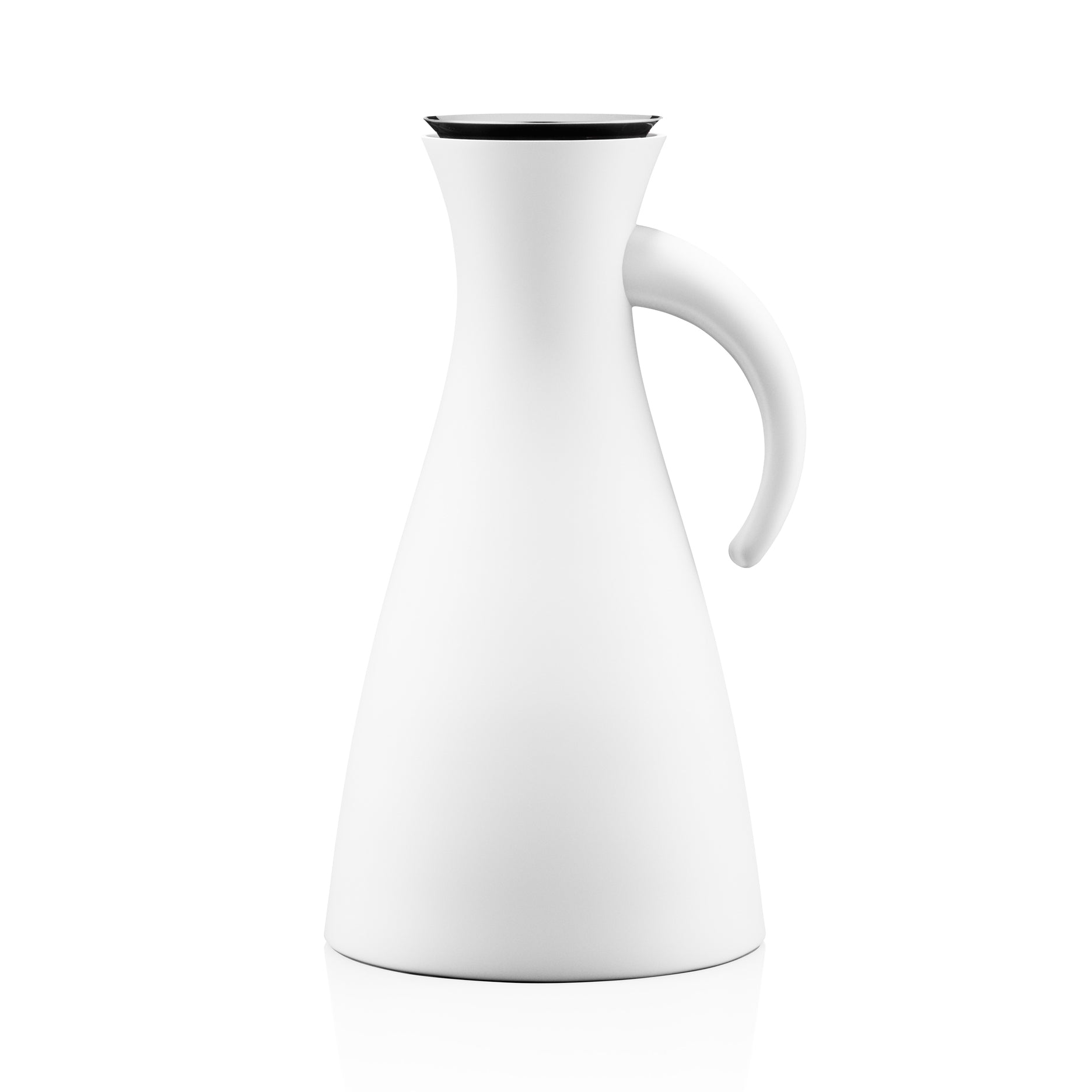 Thermoskanne 1 l, Mattweiß